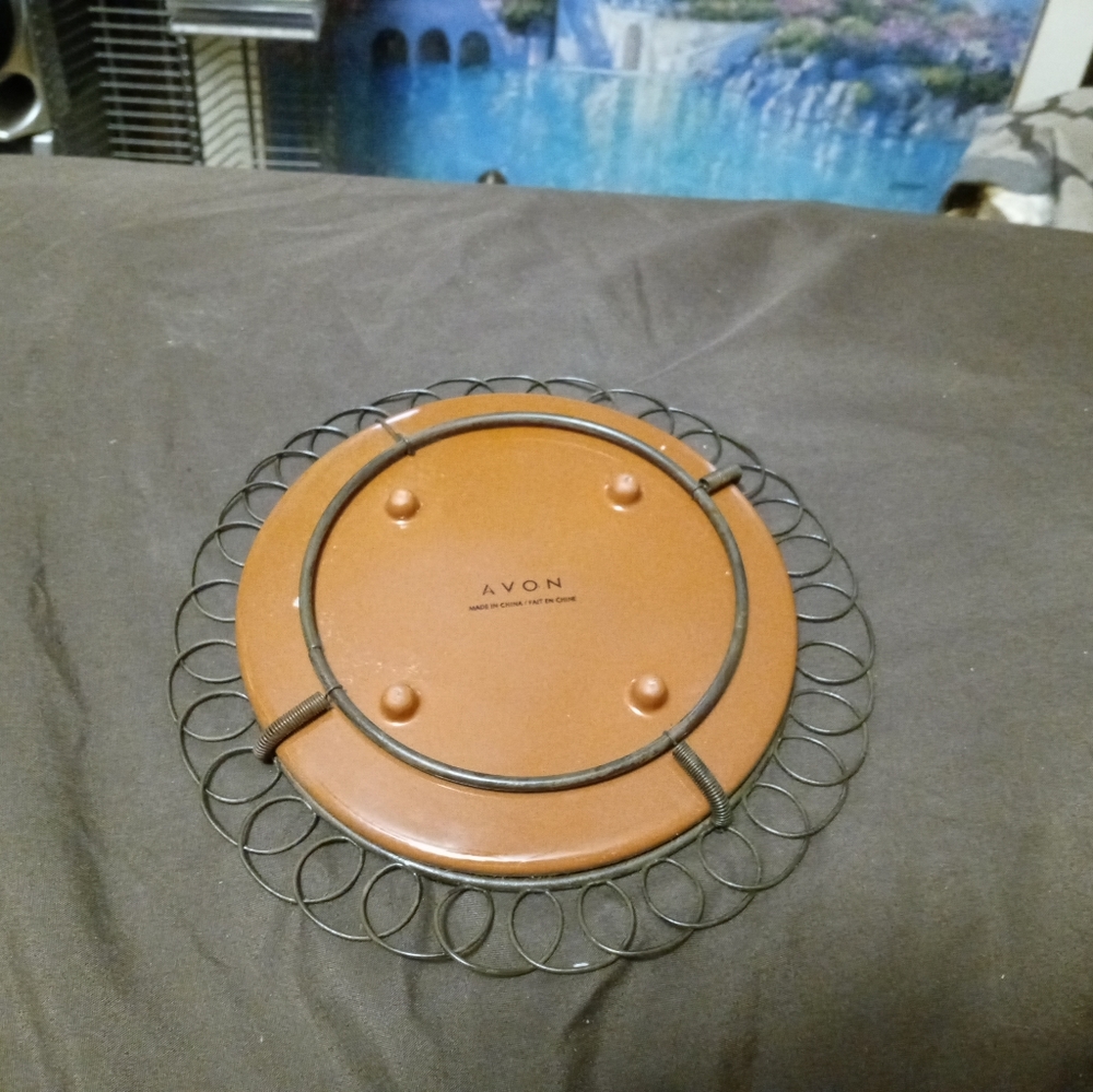 🍪🍲AVON TABLE ROOSTER COASTER🏤🐴 - Picture 2 of 11